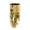 10&#x22; Designer Gold Cylinder Vase